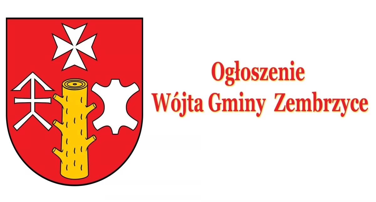 Informacje urzędowe, Ogłoszenie Wójta gminy Zembrzyce - zdjęcie, fotografia