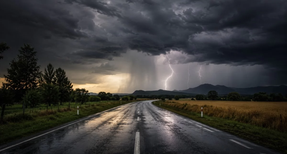 Pogodynka, Ostrzeżenie meteorologiczne powiatu suskiego - zdjęcie, fotografia