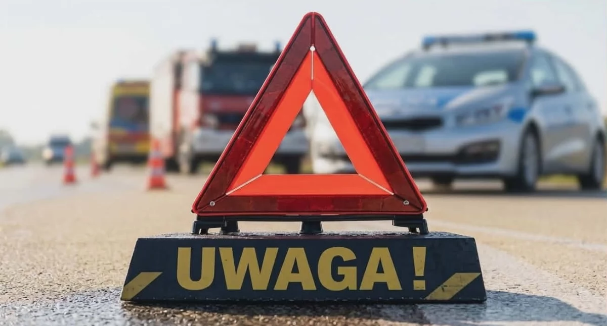 Wypadki drogowe, Poranna kolizja Łętowni - zdjęcie, fotografia