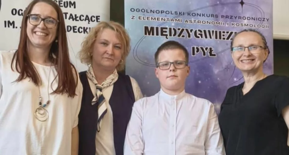Ze szkolnej ławy, Kosmiczny sukces ucznia Suchej Beskidzkiej - zdjęcie, fotografia