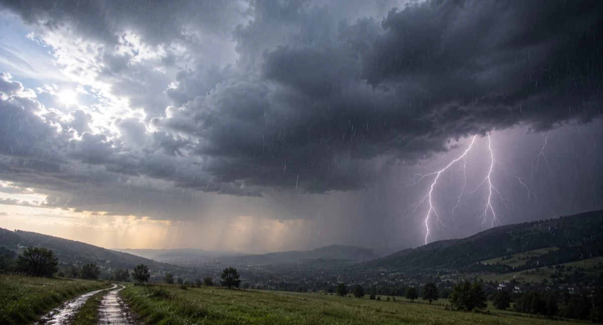 Pogodynka, Ostrzeżenie meteorologiczne powiatu suskiego - zdjęcie, fotografia