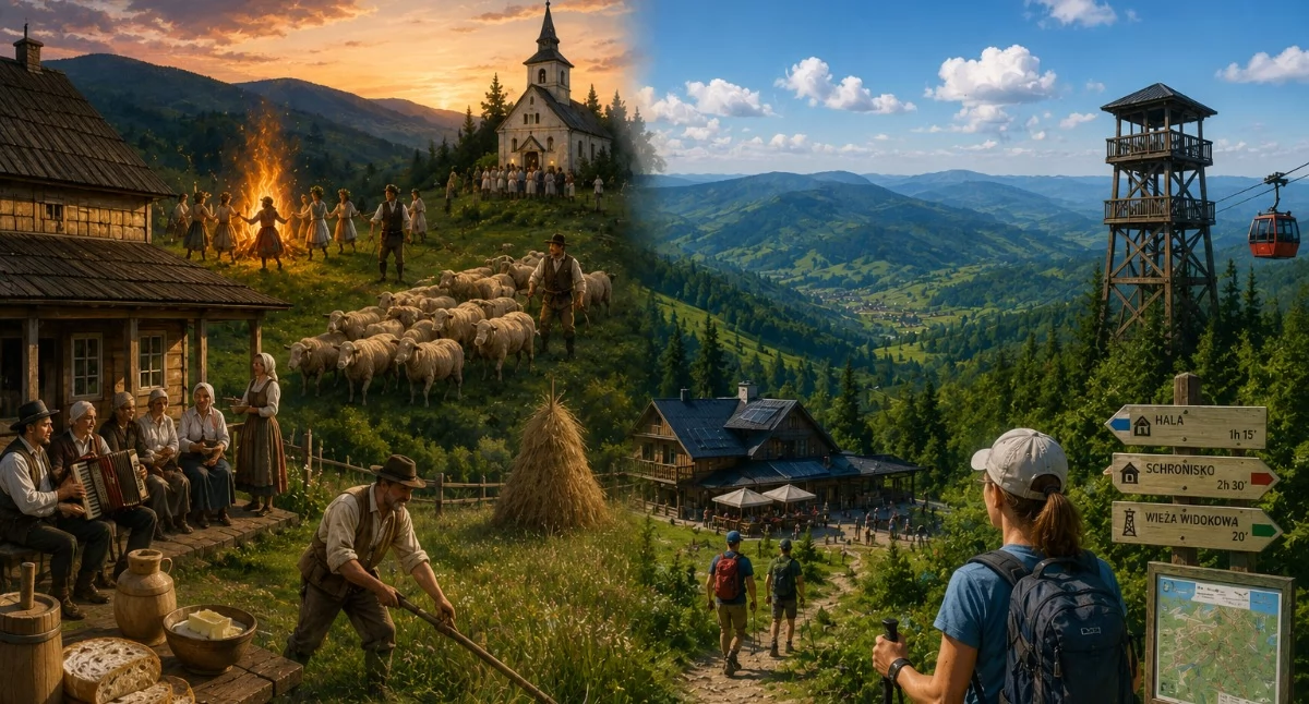 Nasze sprawy, Beskidach dawniej dziś - zdjęcie, fotografia