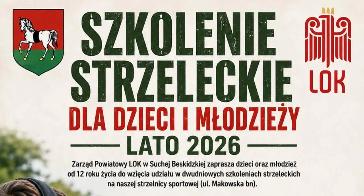 Pozostałe, Wakacyjne szkolenie strzeleckie dzieci młodzieży Suchej Beskidzkiej - zdjęcie, fotografia