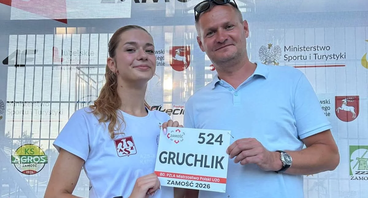 Lekkoatletyka, Najpierw złoto sztafecie Julii Gruchlik potem triumf finale - zdjęcie, fotografia