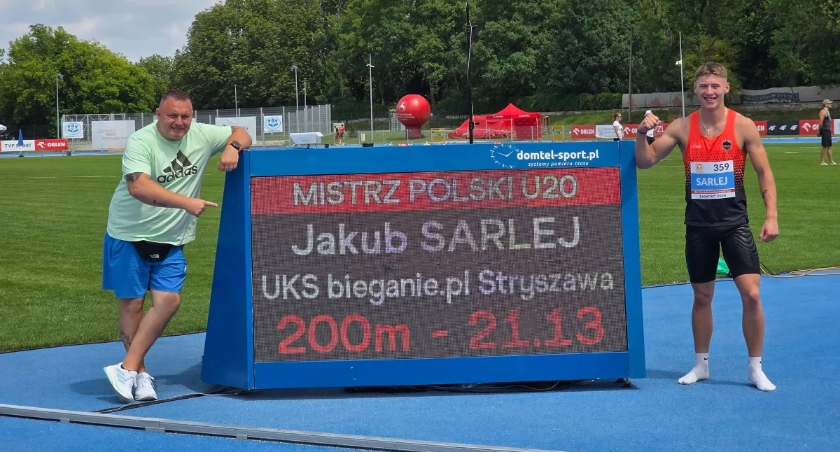 Lekkoatletyka, Spokój mistrza wygrana wojna nerwów Jakuba Sarleja - zdjęcie, fotografia