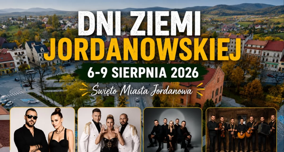 Koncerty – Muzyka , Muzyczne gwiazdy cztery wydarzeń Odliczamy Jordanowa 2026! - zdjęcie, fotografia