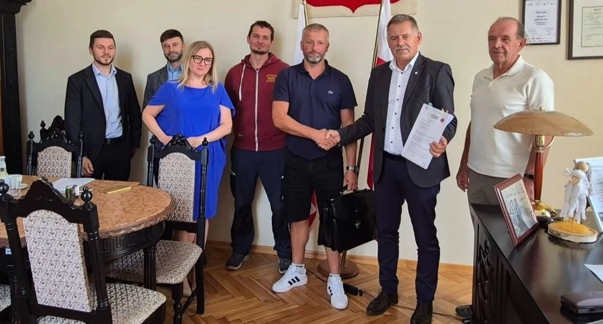 Inwestycje, Jordanów rozpoczyna budowę magazynu obrony cywilnej - zdjęcie, fotografia
