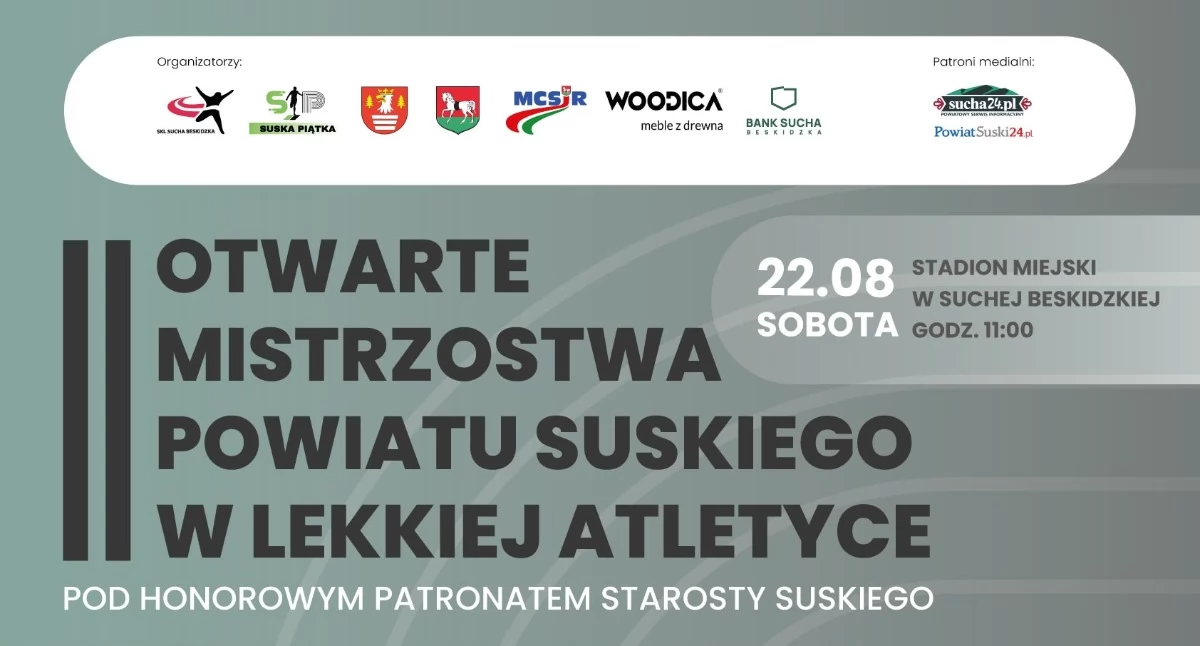 Lekkoatletyka, Otwarte Mistrzostwa Powiatu Suskiego Lekkiej Atletyce sierpnia! - zdjęcie, fotografia