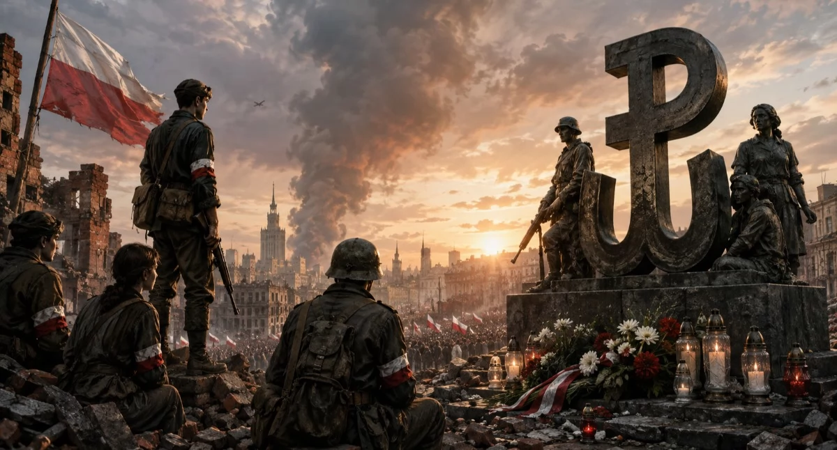 Kartka z kalendarza, Rocznica Wybuchu Powstania Warszawskiego Narodowy Dzień Pamięci Powstania Warszawskiego - zdjęcie, fotografia