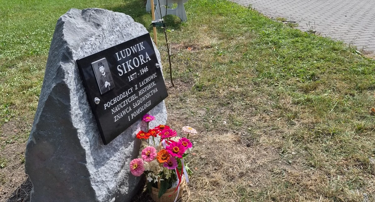 Historia, Lachowice pamiętają swoim profesorze Odsłonięto tablicę Ludwika Sikory - zdjęcie, fotografia