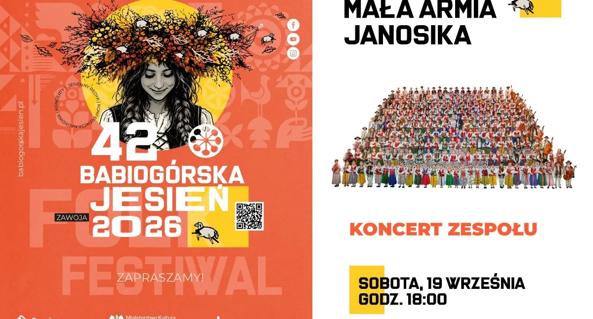 Folklor i Tradycje , Mała Armia Janosika wystąpi Babiogórskiej Jesieni! - zdjęcie, fotografia