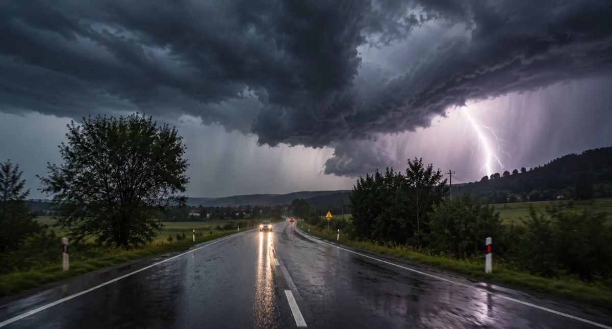 Pogodynka, Ostrzeżenie meteorologiczne powiatu suskiego - zdjęcie, fotografia