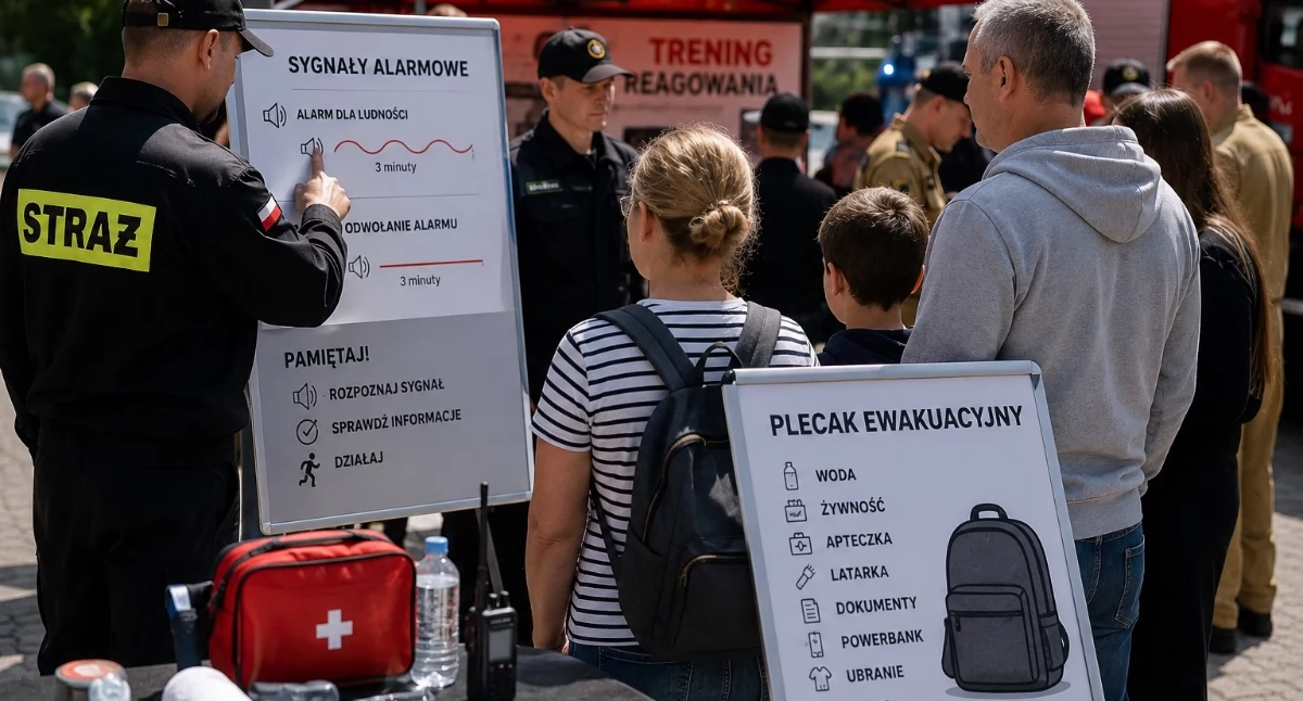 Interwencje, Syrena zawyje wtedy sobotę mieszkańcy będą mogli przećwiczyć reakcję zagrożenie - zdjęcie, fotografia
