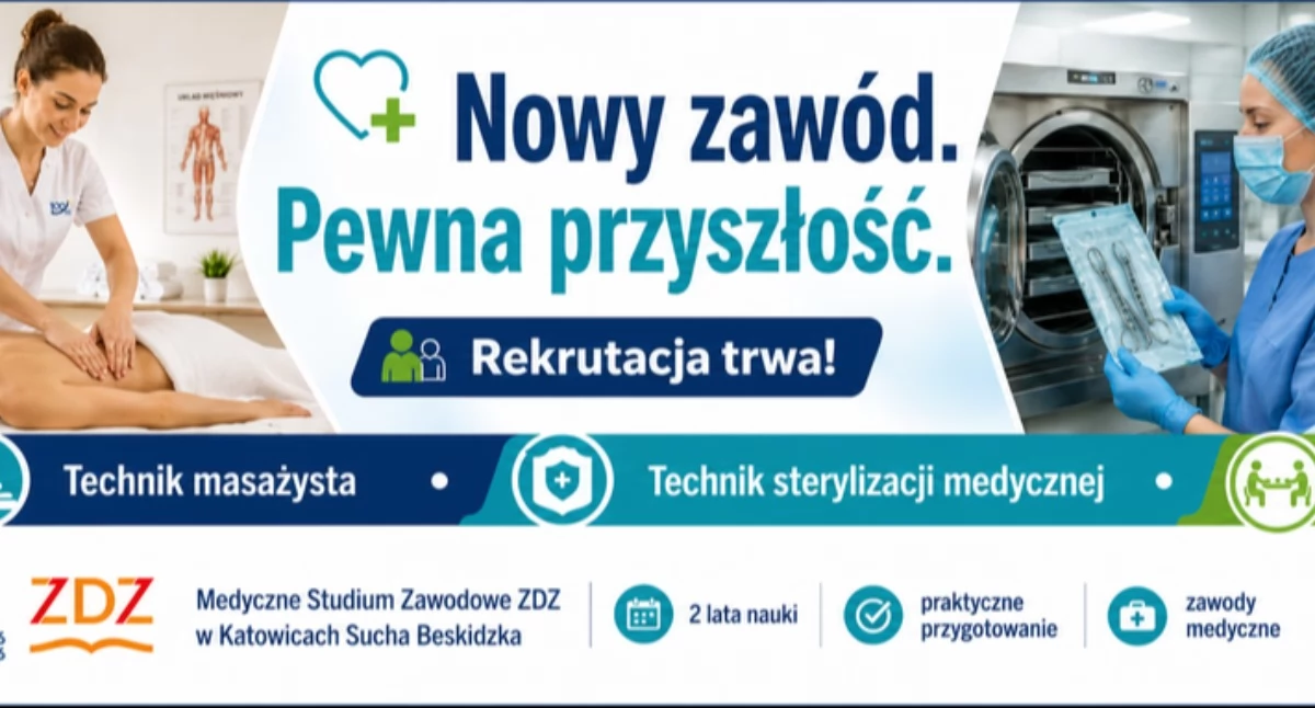 Materiał zewnętrzny, zawód możliwości rekrutacja Medycznego Studium Zawodowego Suchej Beskidzkiej - zdjęcie, fotografia