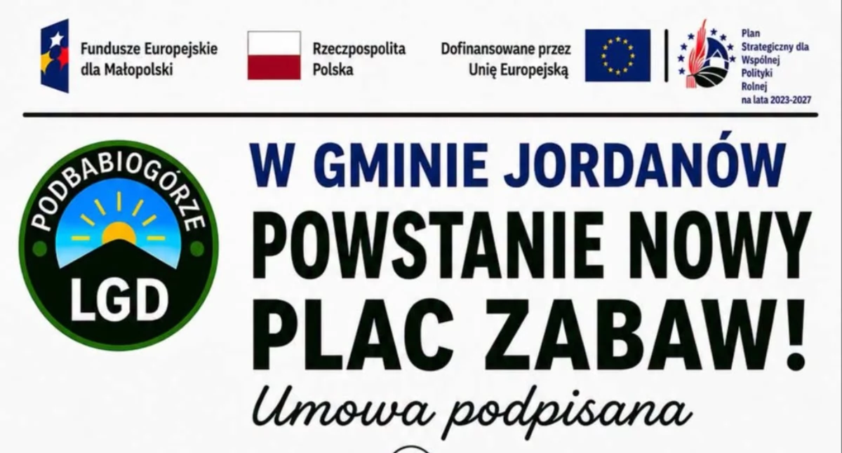 Inwestycje, dofinansowania Łętowni powstanie zabaw - zdjęcie, fotografia