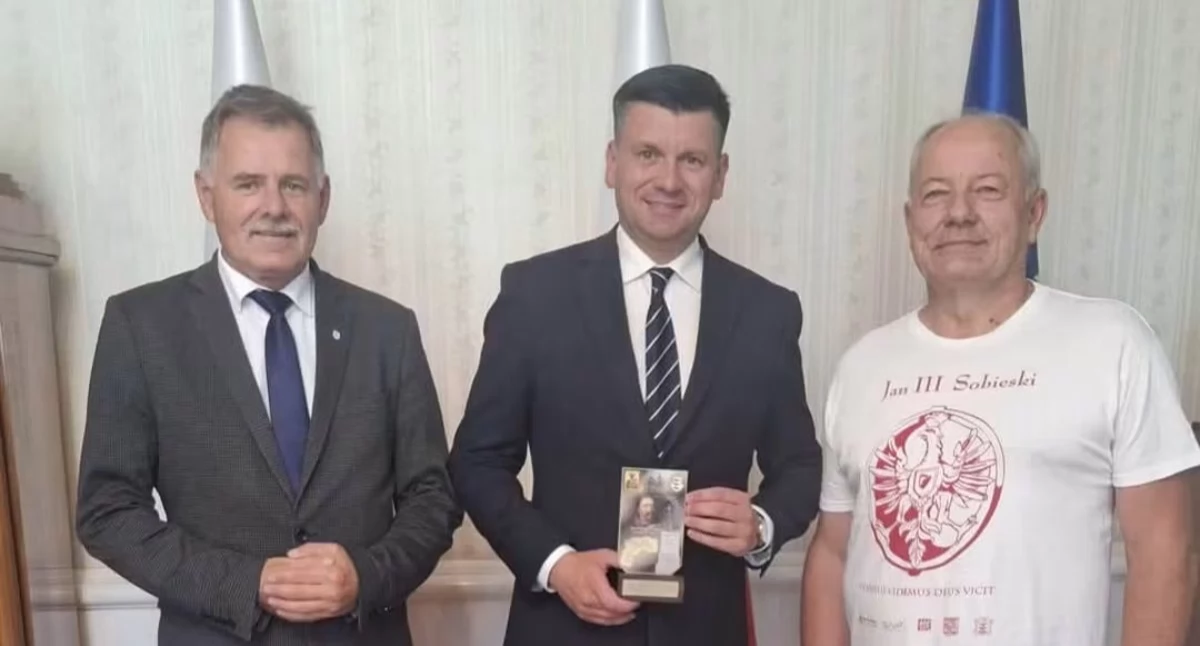 Interwencje, Burmistrz Andrzej Malczewski spotkał marszałkiem Łukaszem Smółką Ważne tematy miasta - zdjęcie, fotografia