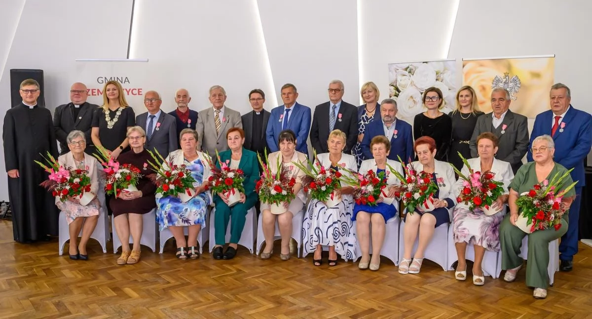 Rodzina, Pół wieku razem Złote gminy Zembrzyce - zdjęcie, fotografia
