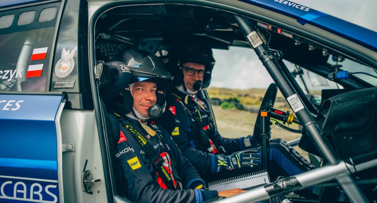 Motosport, Rajdowe Mistrzostwa Europy przeniosły Walii Marczyk Gospodarczyk gotowi Ceredigion - zdjęcie, fotografia