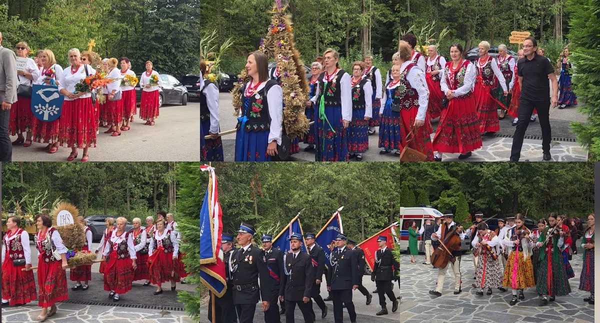 Folklor i Tradycje , Dożynki Powiatowe Wysokiej rozpoczęte uroczysta Święta - zdjęcie, fotografia