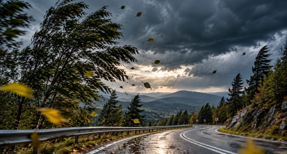 Pogodynka, Ostrzeżenie meteorologiczne powiatu suskiego - zdjęcie, fotografia