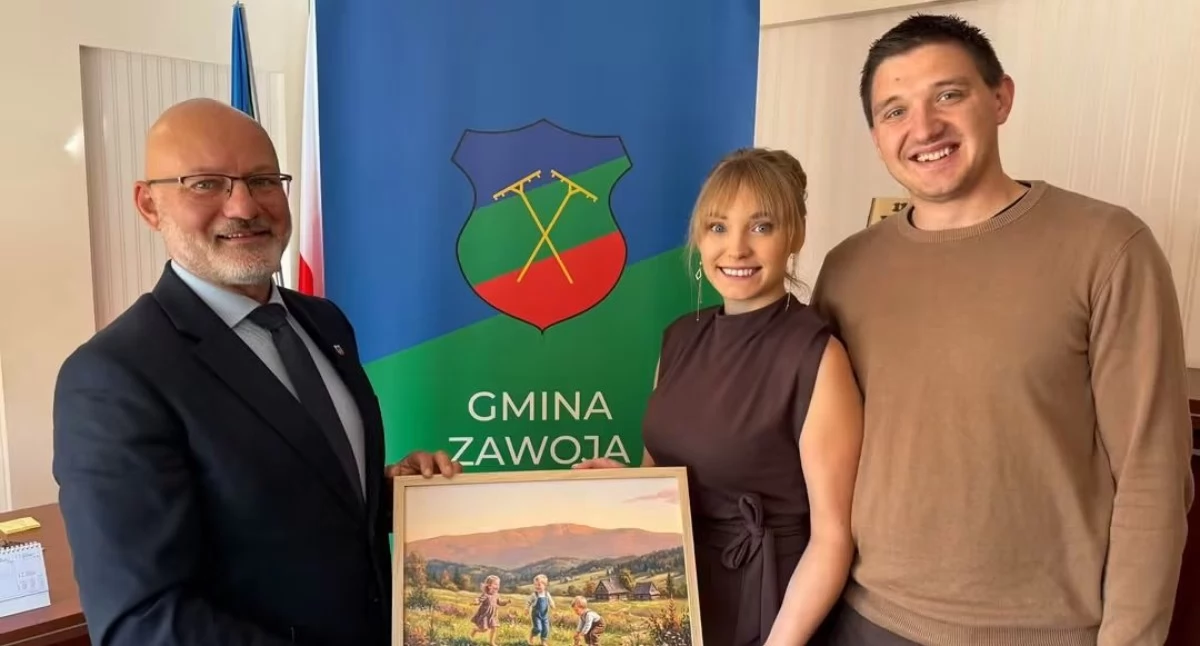 Nasze sprawy, Pierwsze trojaczki historii gminy Zawoja Aniela Maurycy Ksawery powitali świat - zdjęcie, fotografia