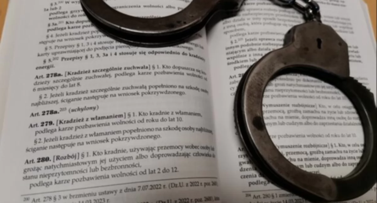 Kronika kryminalna, Mieszkaniec Suchej Beskidzkiej podejrzany kradzież przewodów Policja znalazła zaroślach - zdjęcie, fotografia