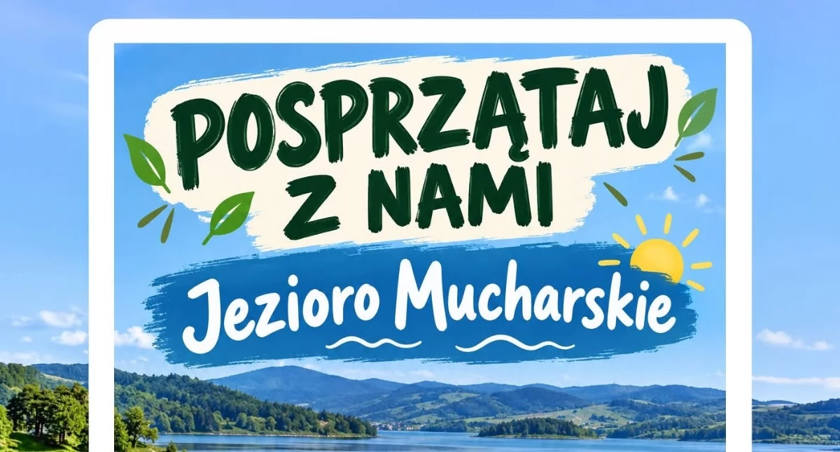 Nasze sprawy, Posprzątają tereny wokół Jeziora Mucharskiego Wspólna akcja października - zdjęcie, fotografia