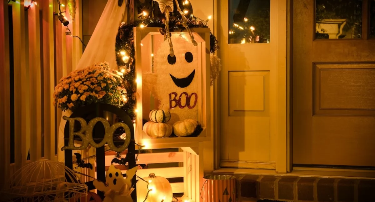 Materiał zewnętrzny, Halloween pracy zorganizować - zdjęcie, fotografia