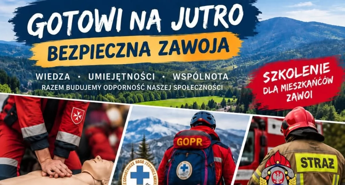 Zdrowie i uroda, „Gotowi jutro Bezpieczna Zawoja” Mieszkańcy nauczą reagować sytuacjach zagrożenia - zdjęcie, fotografia