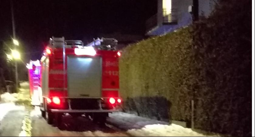 Drugi z wieczornych pożarów wybuchł w domu przy ul. Bema. Fot.DK28info