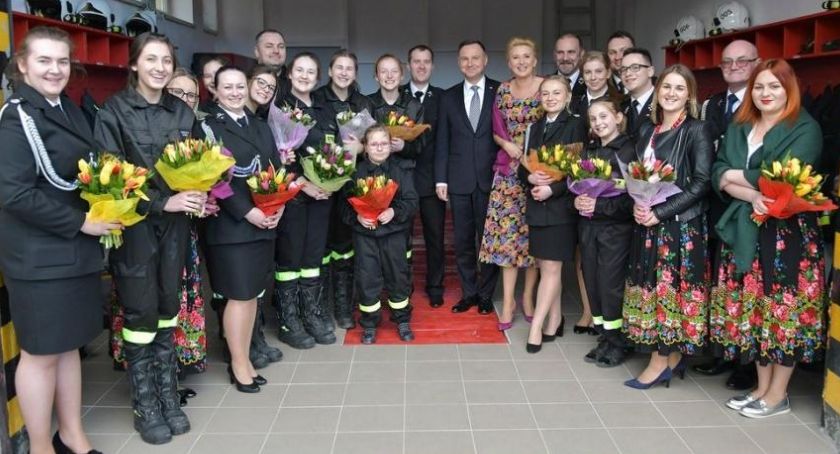 Andrzej Duda z małżonką już raz gościli u druhów z Makowa Dolnego. Fot. Sucha24.pl