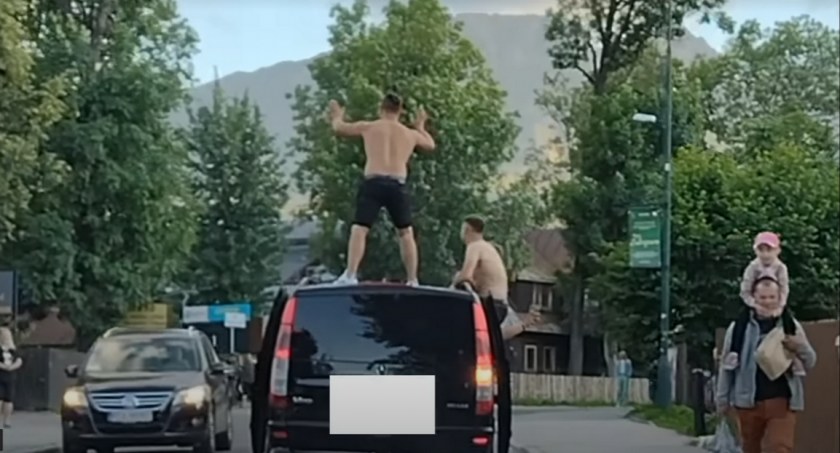 Fot. Kadr z filmu nadesłanego do redakcji Podhale24.pl 