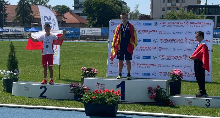 Jan Wolczko na podium