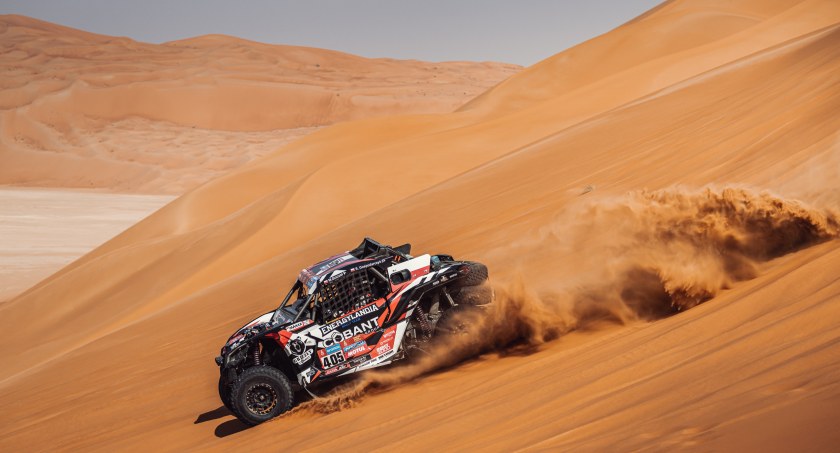Motosport, Energylandia Rally podium etapu klasyfikacji generalnej Dakaru - zdjęcie, fotografia