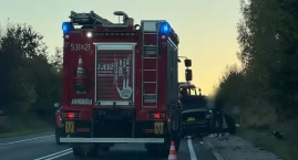 Zdarzenie drogowe na DK28 w Mucharzu.