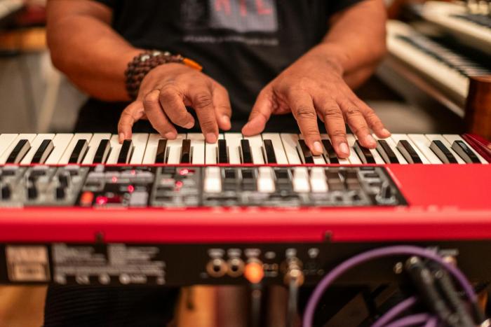 nuty na keyboard