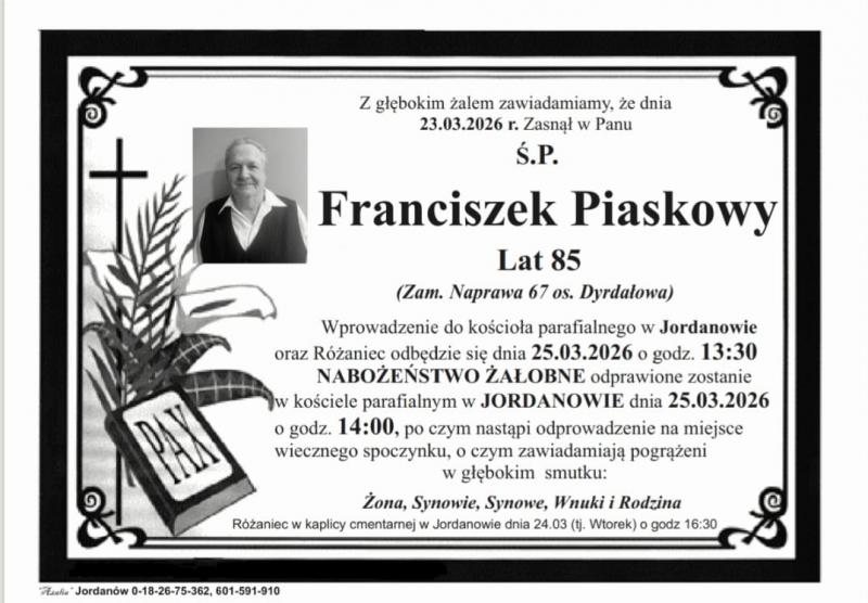 Franciszek Piaskowy