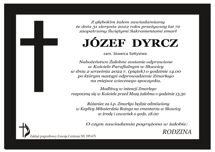 JÓZEF DYRCZ
