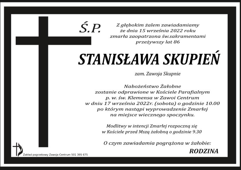 STANISŁAWA SKUPIEŃ