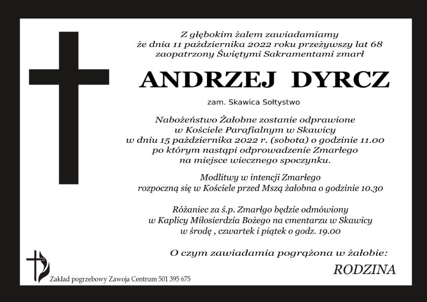 ANDRZEJ DYRCZ
