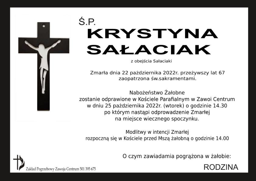 KRYSTYNA SAŁACIAK