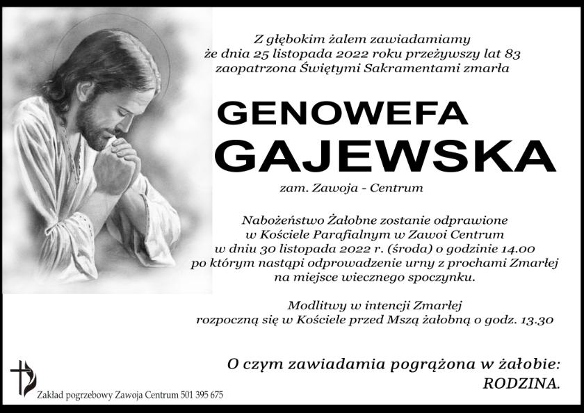 GENOWEFA GAJEWSKA