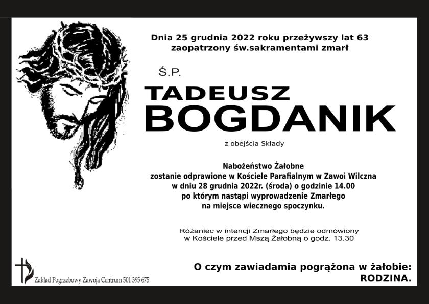 TADEUSZ BOGDANIK