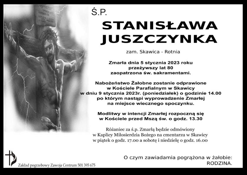 STANISŁAWA JUSZCZYNKA