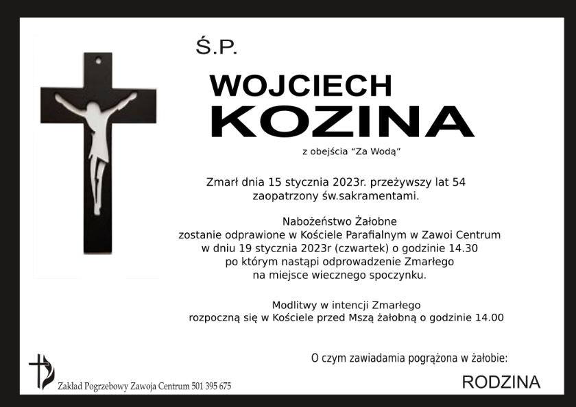 WOJCIECH KOZINA