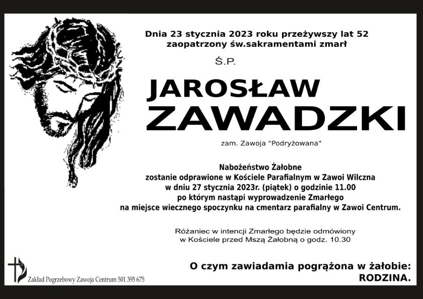JAROSŁAW ZAWADZKI
