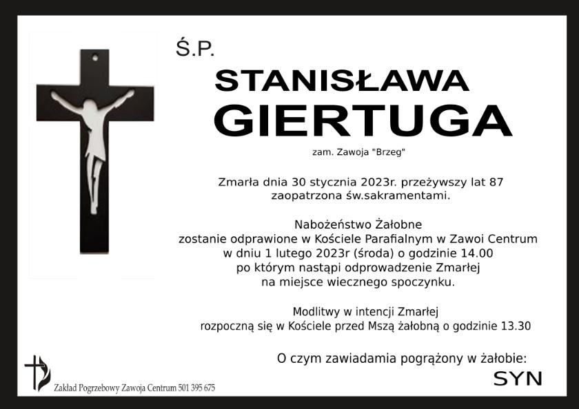 STANISŁAWA GIERTUGA