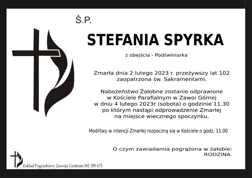 STEFANIA SPYRKA