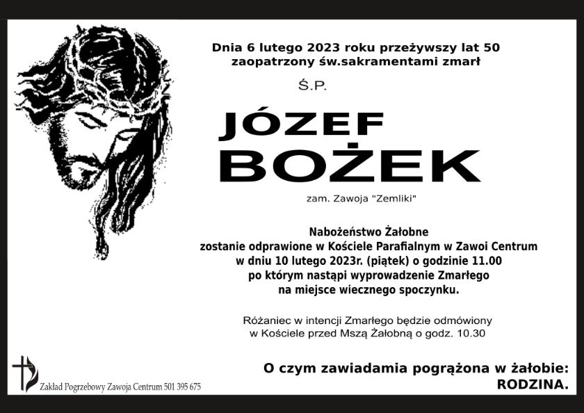 JÓZEF BOŻEK