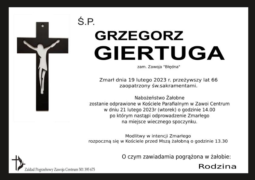 GRZEGORZ GIERTUGA